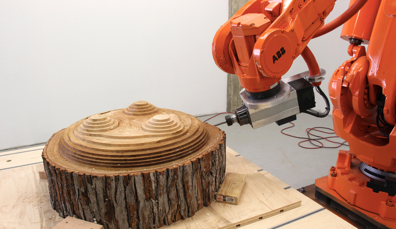 Illustration for article titled This Woodworking Robot Used To Build Cars and Trucks